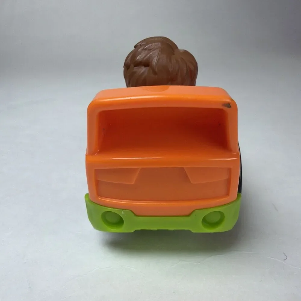 2019 Fisher Price Little People Wheelies Launch & Loop Raceway Orange Car #2